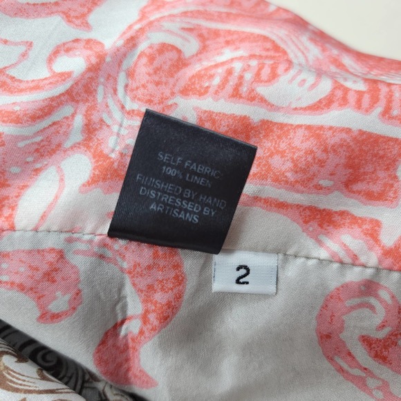 Gary Graham Women's Size 2 Blazer Gray Long Sleeve Linen One Button Lined - Picture 7 of 12